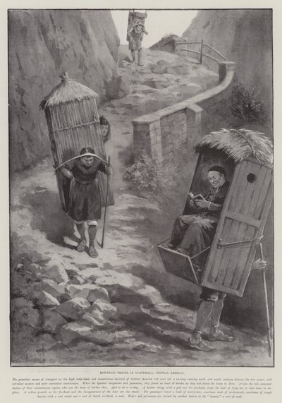 中央アメリカ、グアテマラの山岳旅行 作： Paul Frenzeny